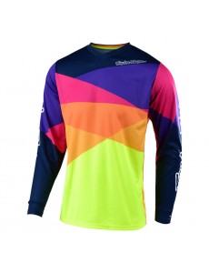 CAMISOLA TROY LEE DESIGNS GP JET - VERMELHO / AMARELO 